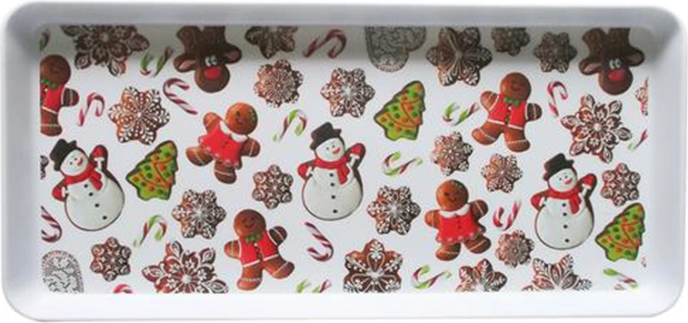 Taca do serwowania Świąteczne Pierniczki 35 × 16,5 × 2,3 cm