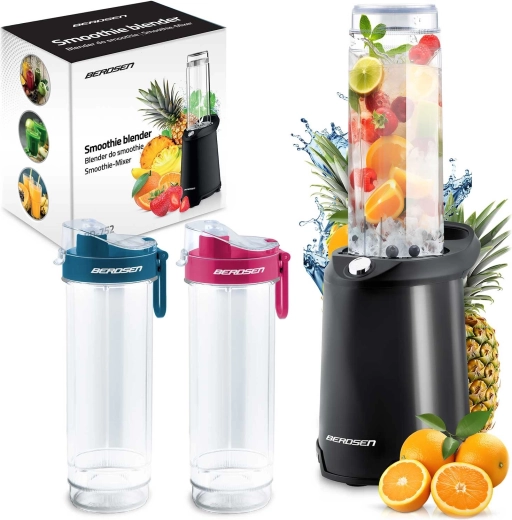 Blender do smoothie BERDSEN BD-752 z butelkami 0,57 l