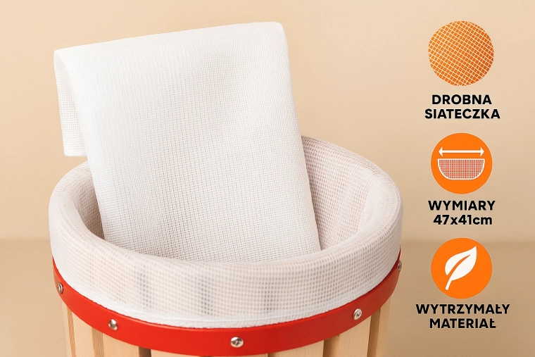 Worek filtracyjny do pras do owoców 12 l FP12