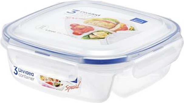 Pojemnik na żywność z 3 przegródkami 750 ml