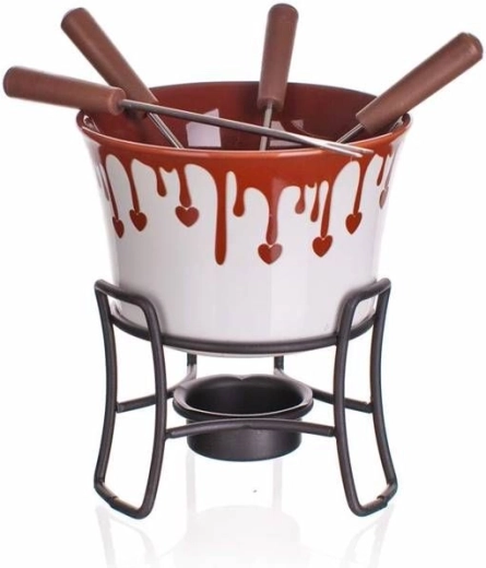 Zestaw 6 sztuk Fondue Choco Dark