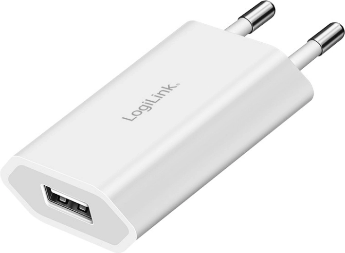 Ładowarka sieciowa USB‑A 5 W (5 V/1 A) LOGILINK