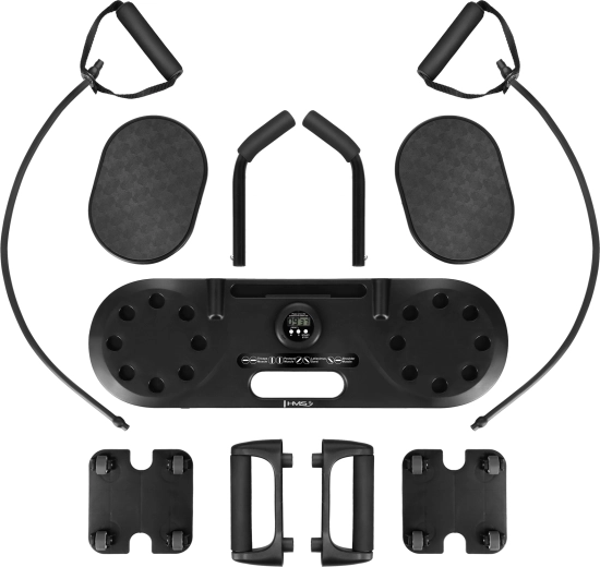 Wielofunkcyjna deska treningowa 3w1 do pompek, core i ekspanderów HMS