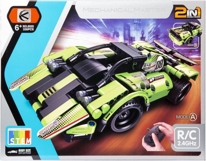Konstrukcyjna klockowa RC auto 2w1 – 1 sztuka