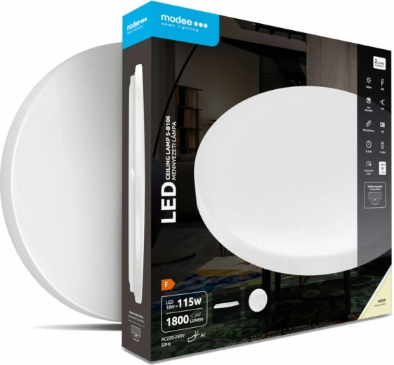 Modee Lighting LED plafon B106, okrągły 18 W, 4000 K, 1850 lm