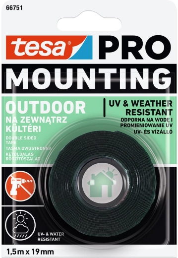 Taśma montażowa do zastosowań zewnętrznych 19 mm × 1,5 m Tesa