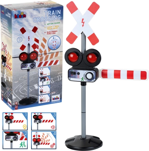 Znak drogowy Przejazd kolejowy ze światłami i dźwiękami 78 cm KLEIN