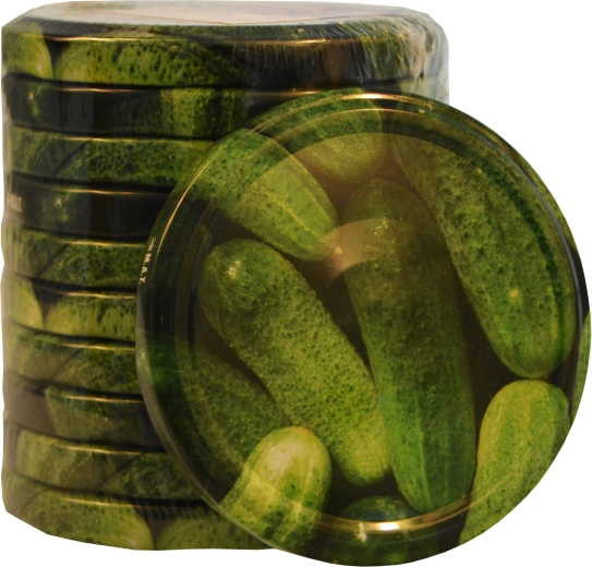 Wieczko Twist 82 z motywem ogórków, 10 szt.