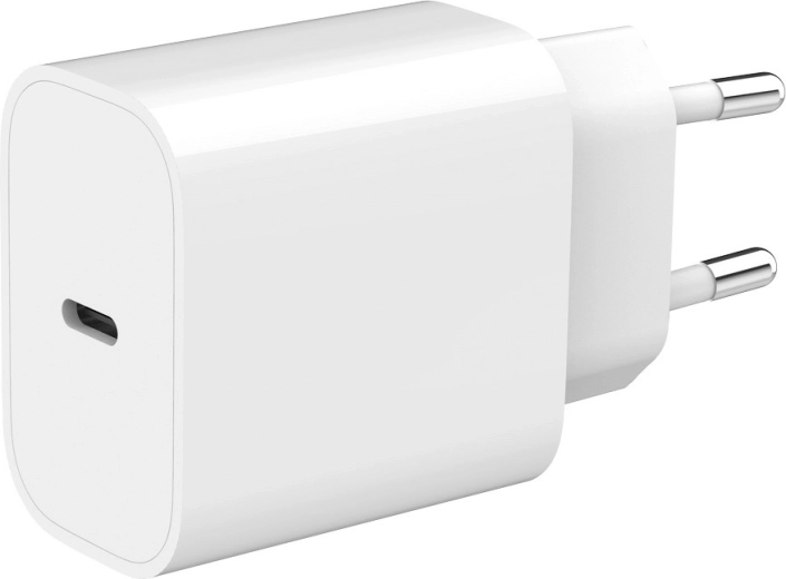 Szybka ładowarka USB‑C Power Delivery 20 W – biała