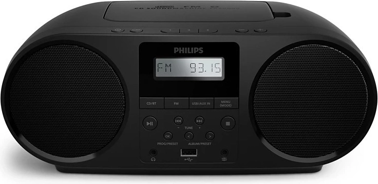 Przenośny boombox z CD, FM i Bluetooth