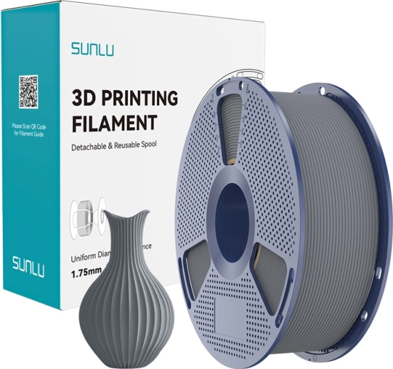 Filament SUNLU PLA Classic szary 1,75 mm 1 kg