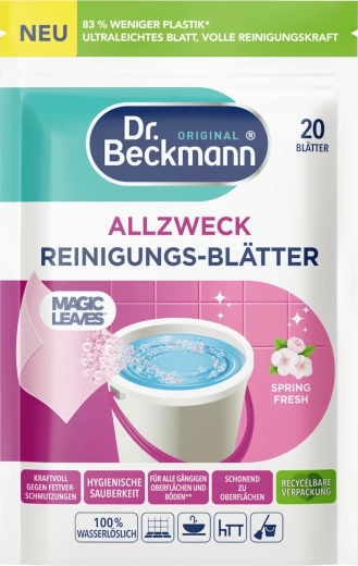 Uniwersalne chusteczki czyszczące DR. BECKMANN Spring Fresh 20 szt.