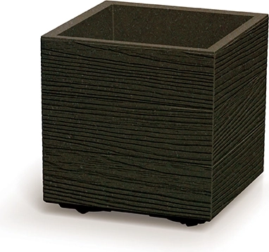 Donica Madera Square Eco Wood 28,8 cm, kawowy