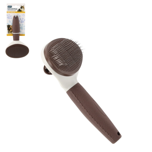 Samooczyszczająca szczotka do sierści dla psów i kotów 11,3 × 19,5 cm