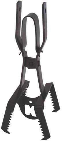 Pułapka na myszy polne i nornice – metalowa, czarna, 19 cm