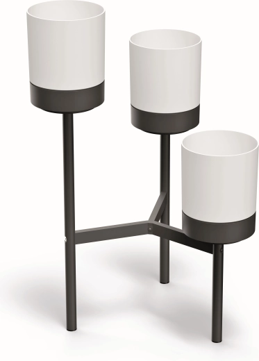 Stojak na kwiaty Bloomie Stand, biały, 54 cm