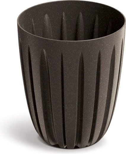 Doniczka Wario Eco Wood 23,6 cm – odcień kawowy