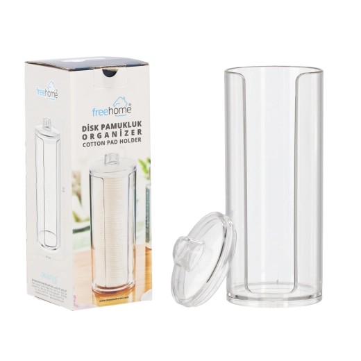 Pojemnik na płatki kosmetyczne 18 × 7 cm