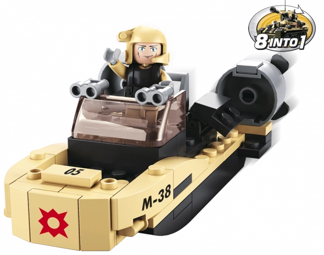 Sluban Army 8in1 łódź szturmowa – ministavebnice