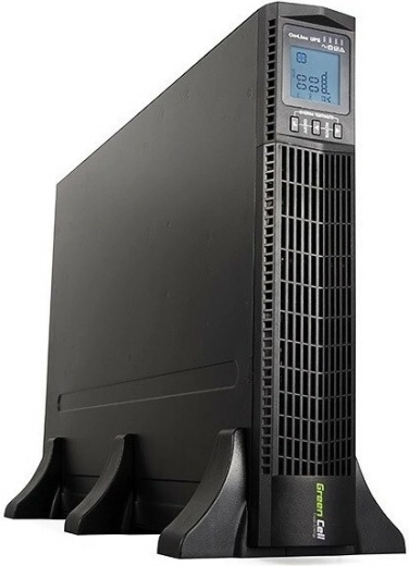 Zasilacz awaryjny UPS GREEN CELL RTII 3000 VA z LCD (Online, rackmount)