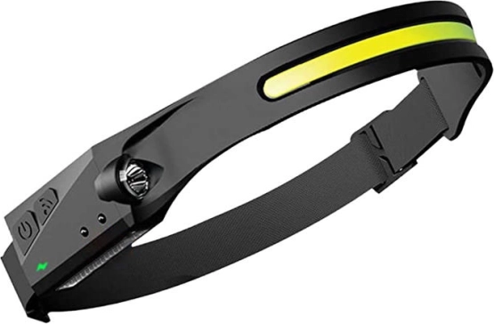 Latarka czołowa Superfire HL65 z czujnikiem ruchu, 120 lm, USB‑C