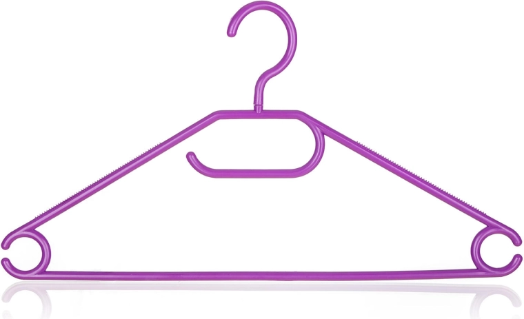 Obrotowe plastikowe wieszaki BRILANZ, mix kolorów, 5 szt.