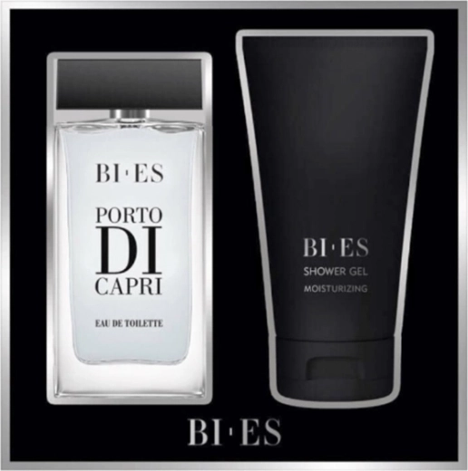 Bi-Es Porto di Capri zestaw prezentowy dla mężczyzn – woda perfumowana 90 ml + żel pod prysznic 150 ml