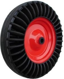 Pełne metalowe koło 400 mm z łożyskiem igiełkowym i piastą 20 mm