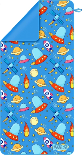 Ręcznik dziecięcy NILS kosmos 160 × 80 cm