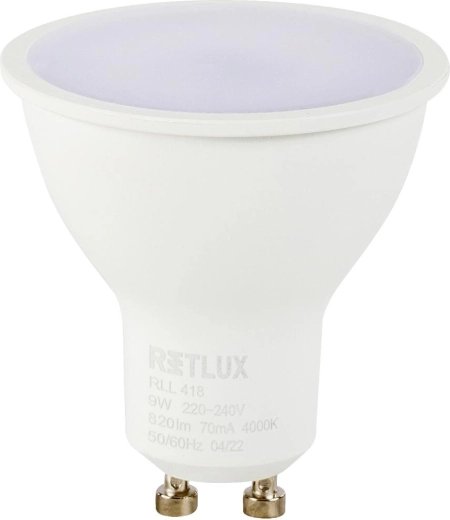 Żarówka LED Retlux GU10 9 W 4000 K