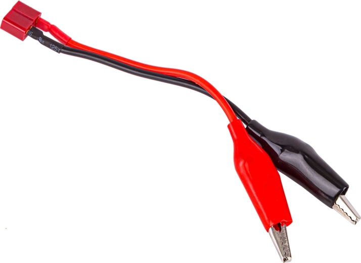 Adapter MSP Deans (gniazdo/samica) na miękkie krokoszczypce, kabel 10 cm - 1 szt.