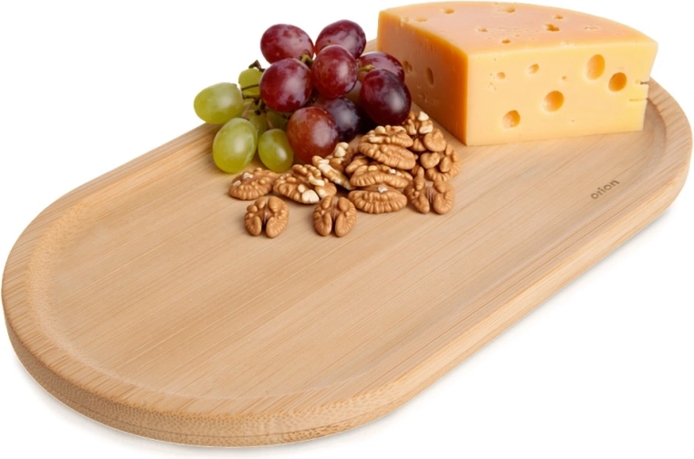 Bambusowy owalny talerz do serwowania 19 × 10,5 cm