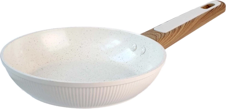 Patelnia Kitchisimo Bianco 20 cm z nieprzywierającą powłoką ceramiczną