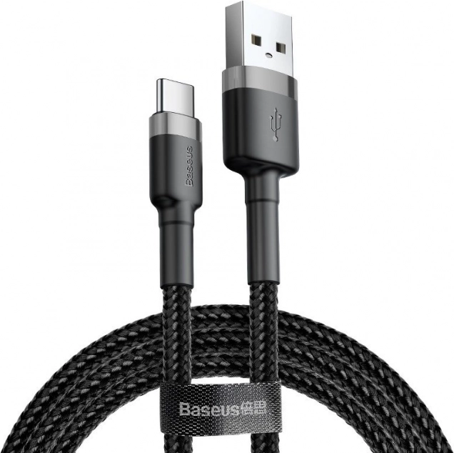 Baseus Cafule kabel USB-C 2A 2 m szaro-czarny