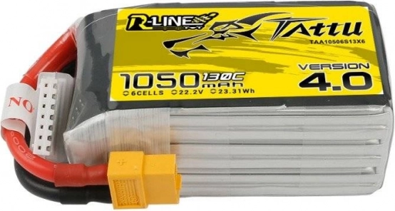 Tattu R-Line wersja 4.0 akumulator LiPo 1050mAh 22,2V 130C 6S