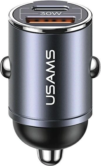 Ładowarka samochodowa 30W 1xUSB+1xUSB-C Szybkie Ładowanie