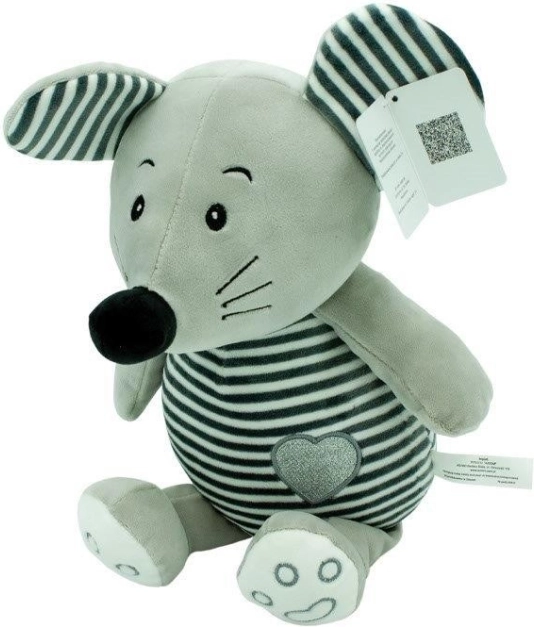 Maskot w paski Hugs - mysz 26 cm