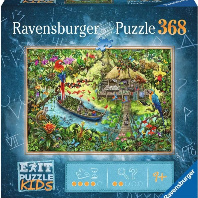 Ravensburger dżungla – ekspedycja, puzzle 2D 368 elementów
