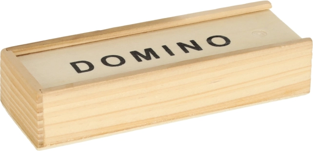 Drewniane domino w pudełku – rodzinna gra edukacyjna