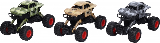 Terenowe auto na naciąg 15 cm z zawieszeniem