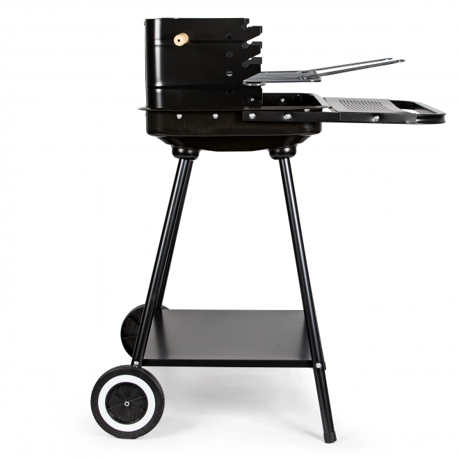 Przenośny grill ogrodowy z półką 2 ruszty SL5434P