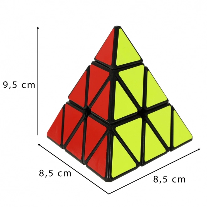 Gra logiczna PYRAMINX kostka do układania 9,7 cm