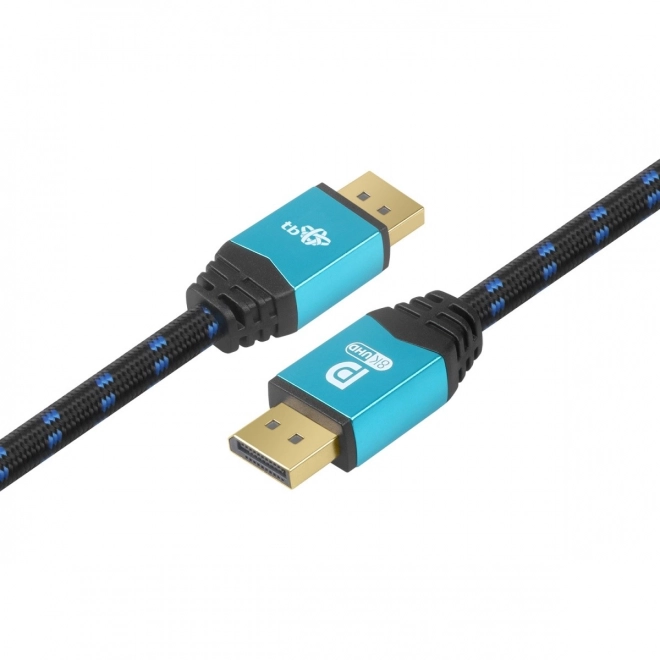 Kabel DisplayPort 8K UHD z niebieskimi złączami 2 m
