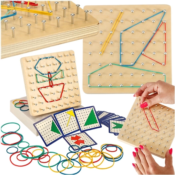 Drewniana deska Geoboard