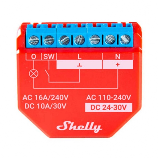 Przekaźnik Wi-Fi Smart Shelly Plus 1PM, 1 kanał 16A, z pomiarem mocy