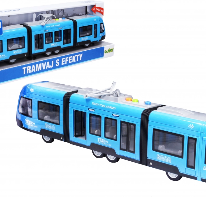 Tramwaj z efektami 44 cm na napęd cierny – polskie opakowanie