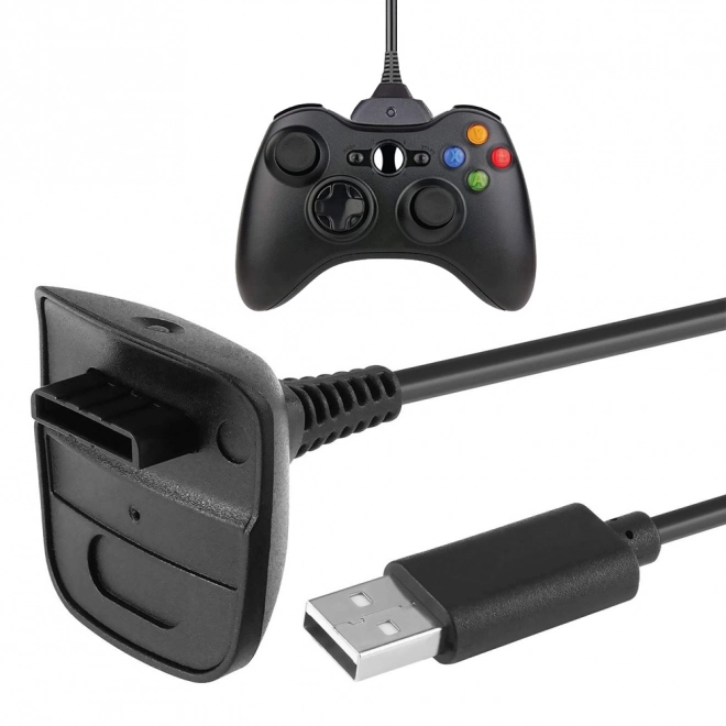 Kabel USB Xbox 360 do grania i ładowania
