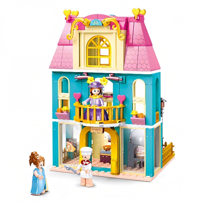 Sluban Girls Dream Village M38-B0875 Dwupiętrowy dom z poddaszem
