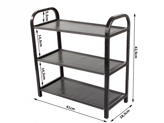 Organizer na buty z 3 półkami do przedpokoju