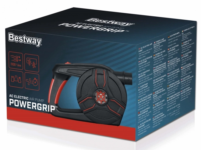 Bestway praktyczna elektryczna pompa PowerGrip 3 adaptery 62258